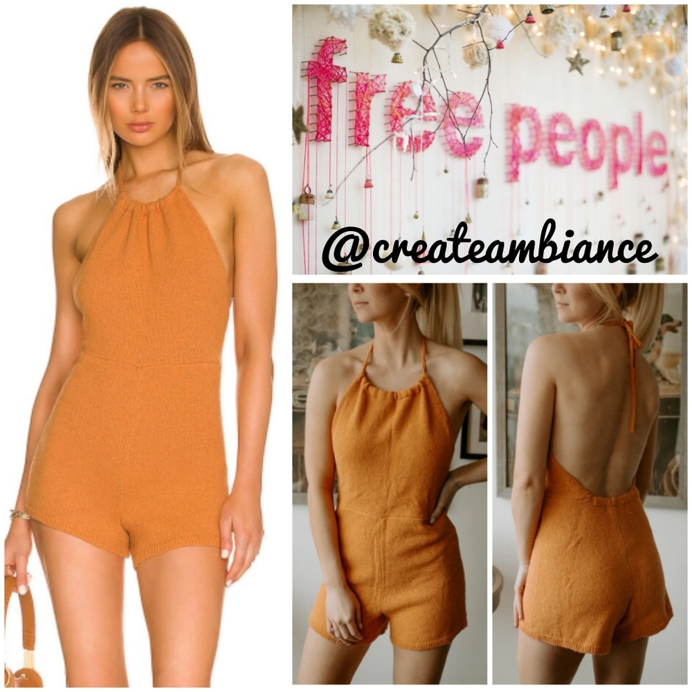 Free People Beach Sweater Romper